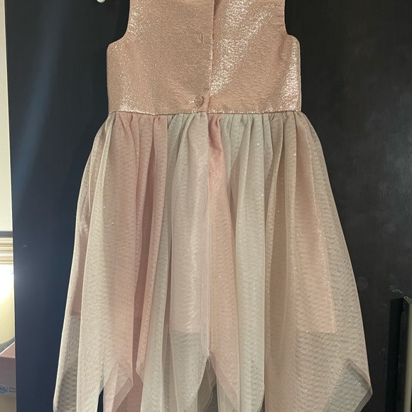 Dresses | Macys Rose Gold Girl Dress 